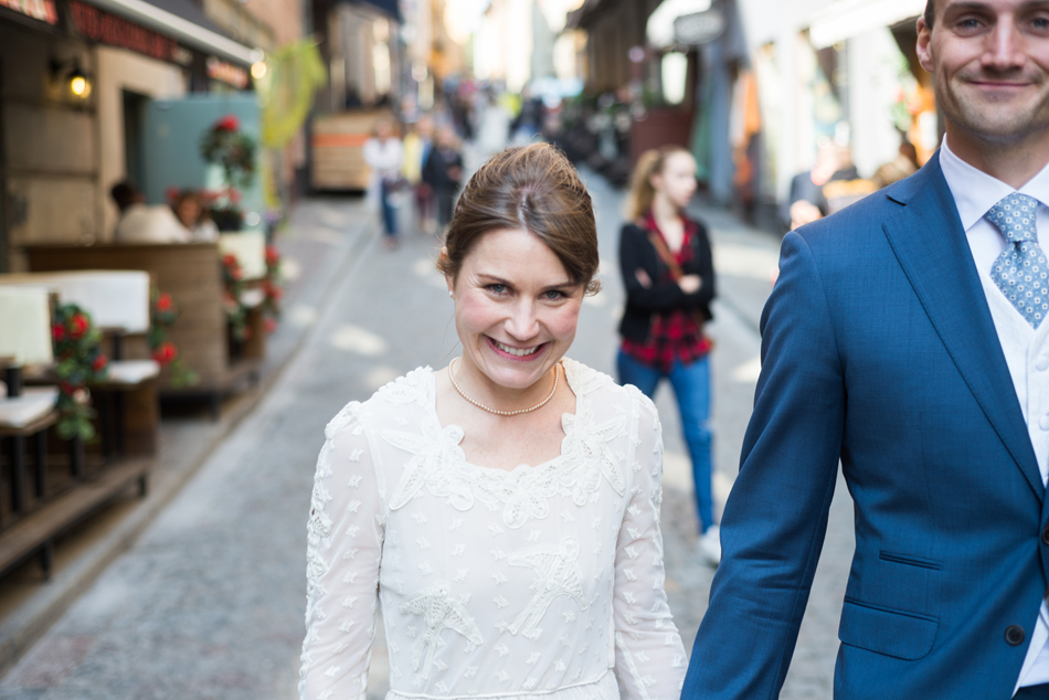 wedding photographer old town stockholm
