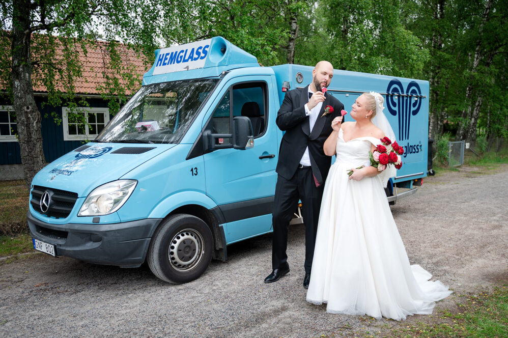 Glassbilen gör alla glada